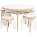 Rolf More - Ronde tafel, wit, hoogte B2 (53 cm)